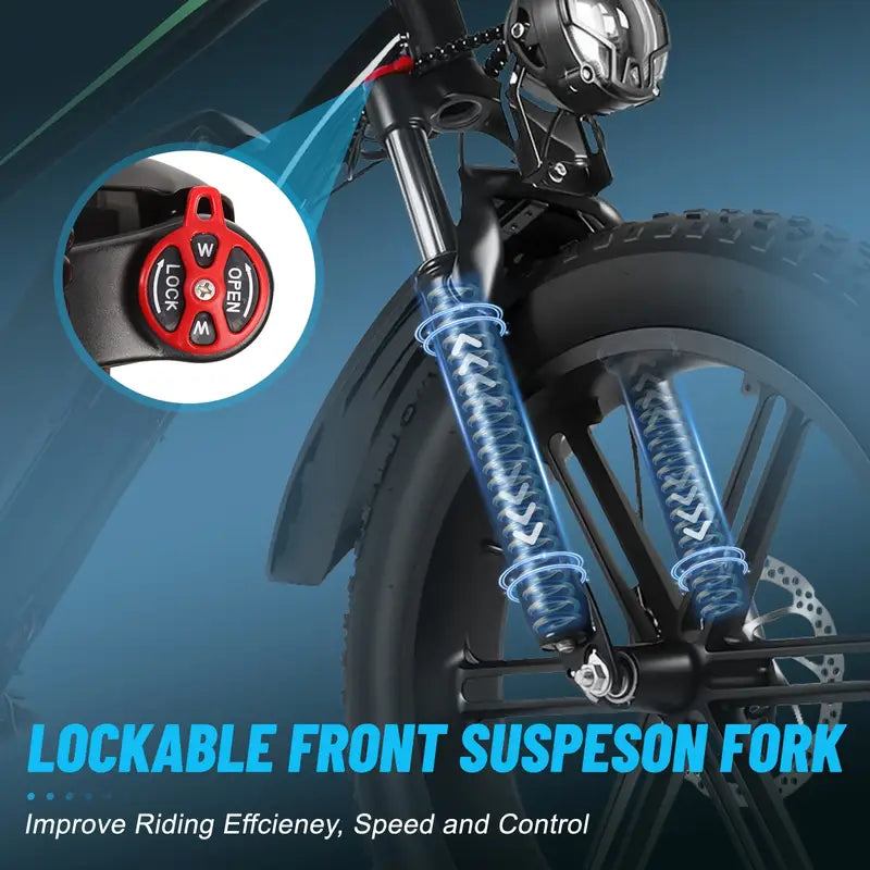 Ride Revolt® Electric Cruiser Bike 750W - All-Terrain Performance