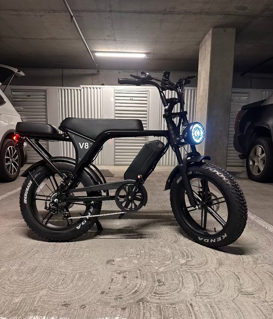 Ride Revolt® V8 Fat Tire E-Bike (1000W)