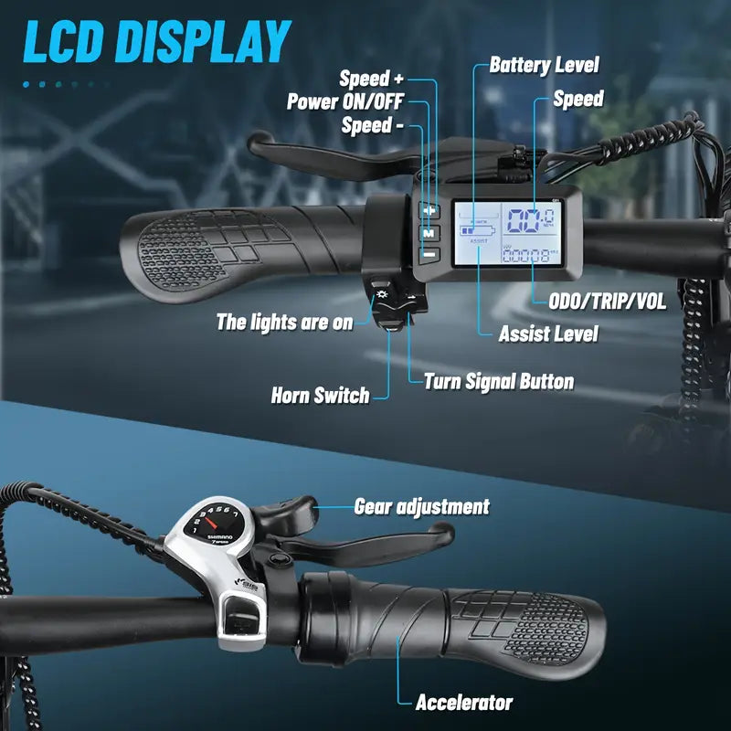 Ride Revolt® Electric Cruiser Bike 750W - All-Terrain Performance