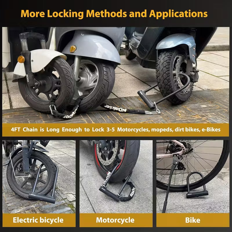 Premium Heavy-Duty Steel U-Lock
