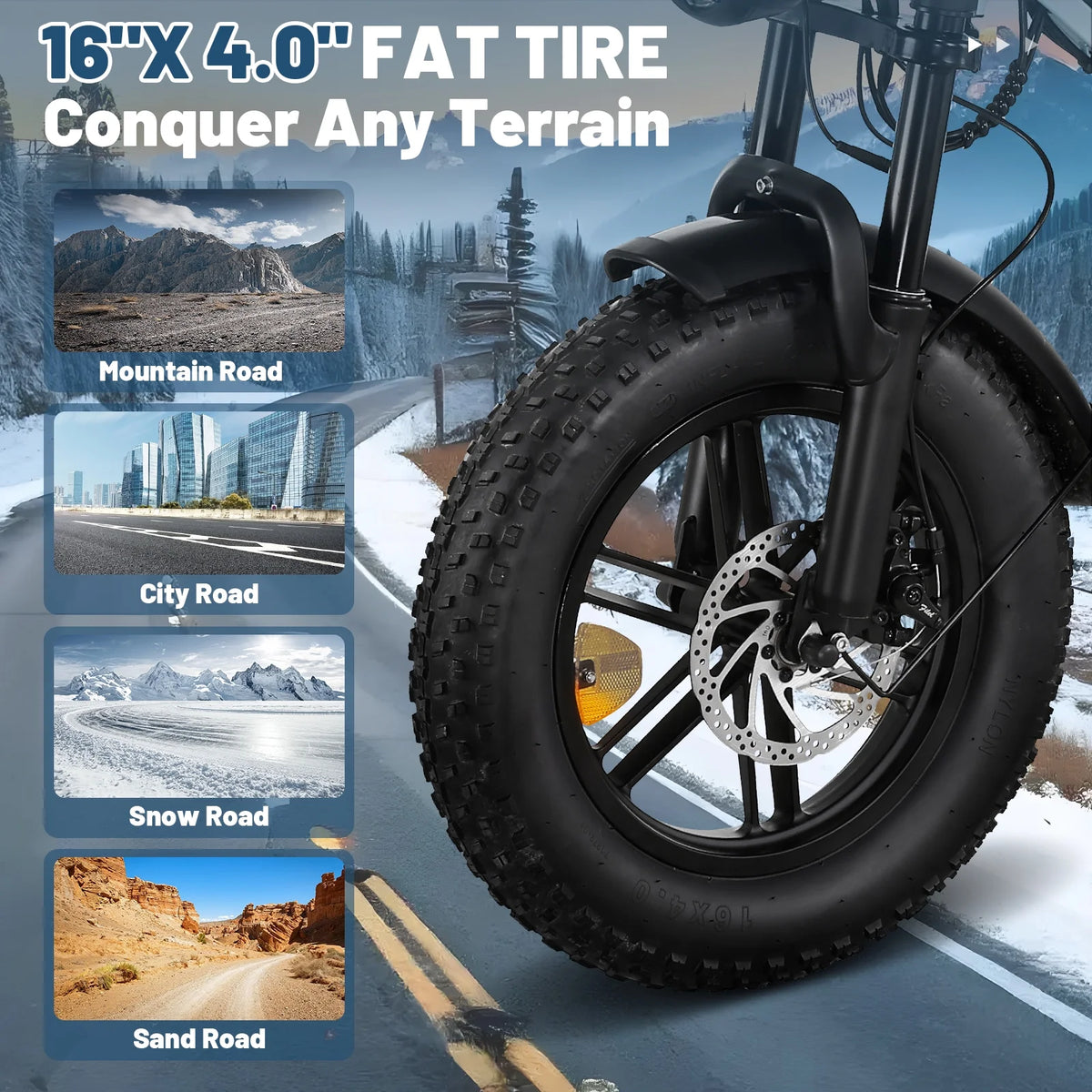 Ride Revolt® Mini V8 Electric Mountain Bike (500W) - Ride Revolt