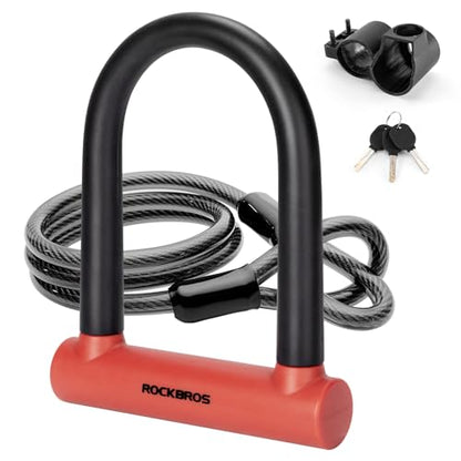 ROCKBROS Heavy Duty Anti Theft Bike U Lock