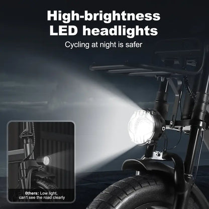 Ride Revolt® Q8 Dual-Suspension E-Bike (1000W)