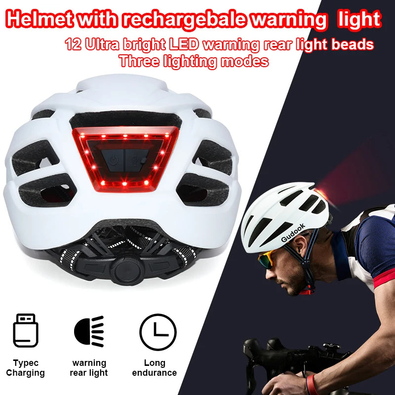 Bike Helmet with Rear Light