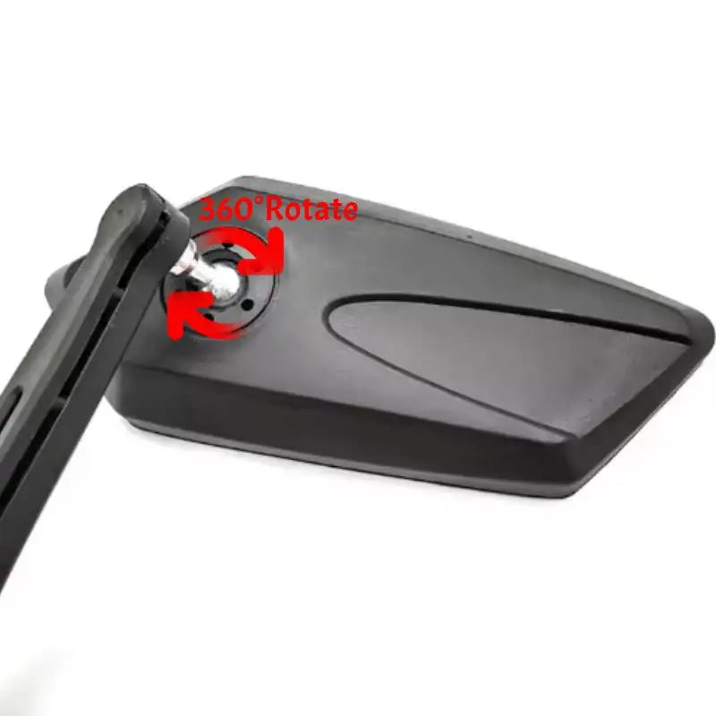 HD Wide Angle & 360° Rotating Bike Handlebar Mirrors