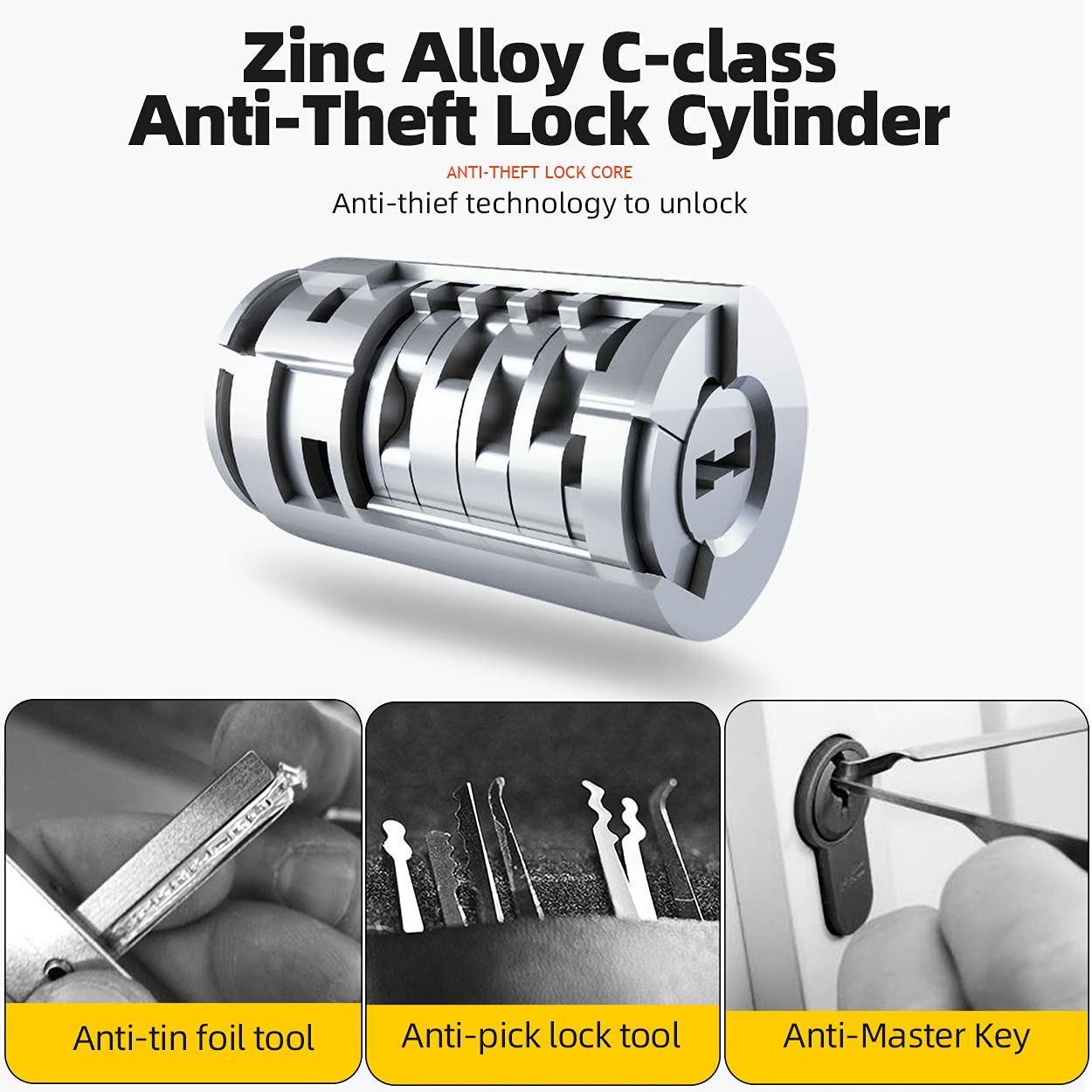 ROCKBROS Heavy Duty Bike U Lock