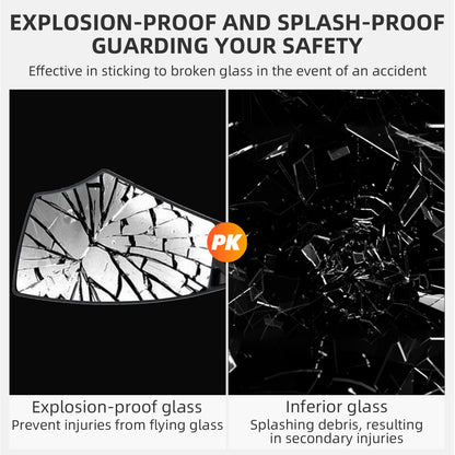 ROCKBROS 360° Adjustable Handlebar Bike Mirror with Anti-Glare Glass