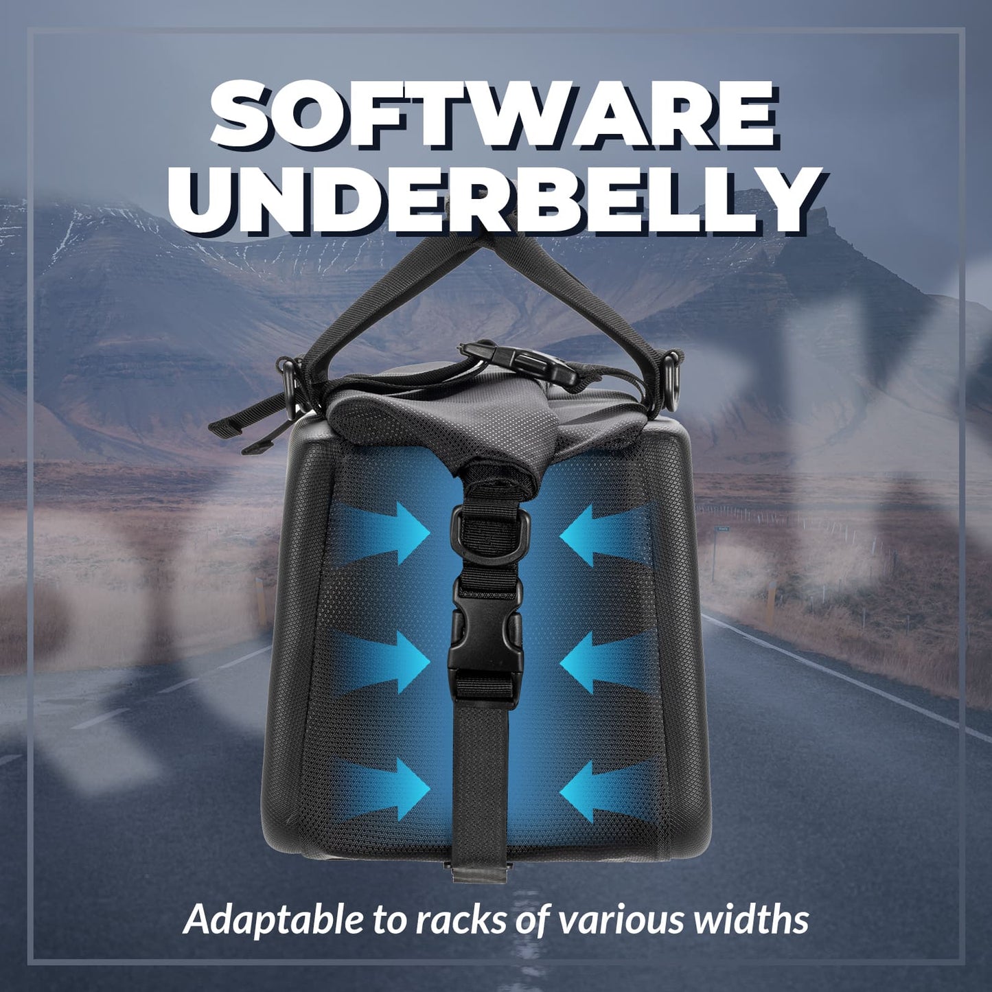 Hard Shell Bicycle Rear Rack Bag