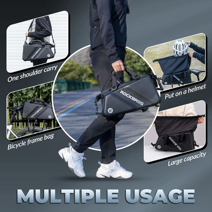 Hard Shell Bicycle Rear Rack Bag