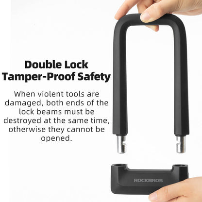 Heavy-Duty Anti-Cut Bike U-Lock