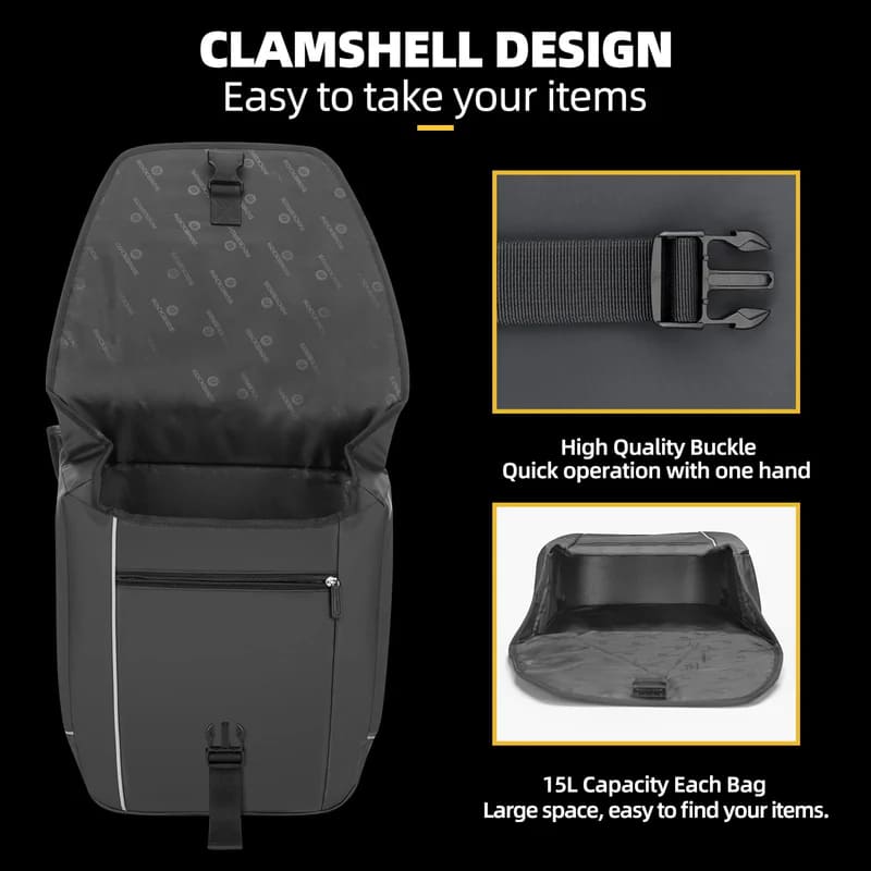 Waterproof Bike Rear Rack Pannier Bag