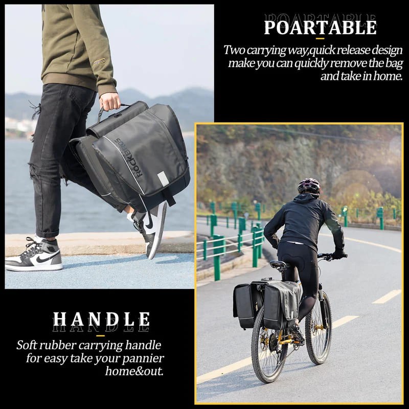 Waterproof Bike Rear Rack Pannier Bag