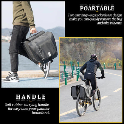 Waterproof Bike Rear Rack Pannier Bag